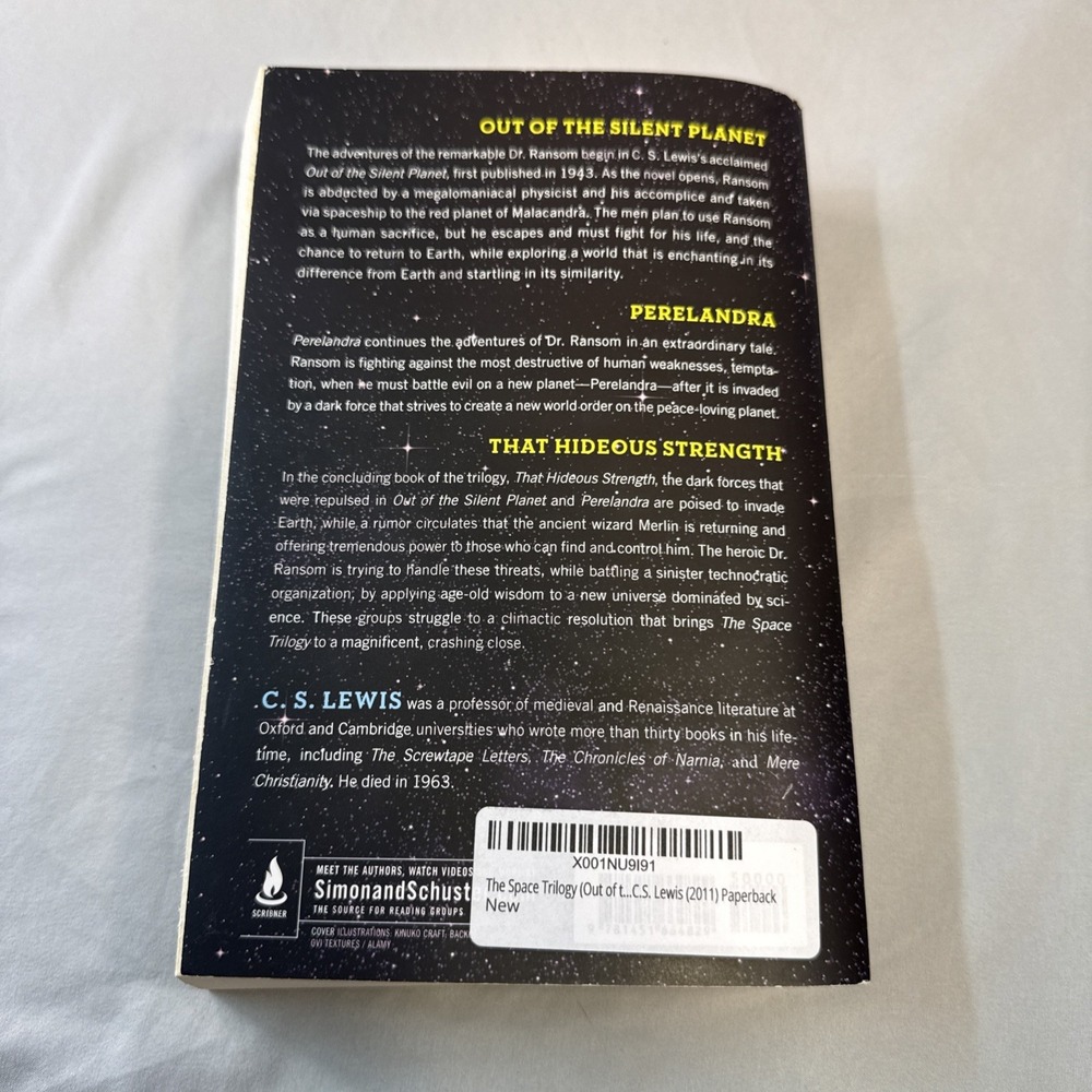 C. S. Lewis The Space Trilogy 3 Volumes in 1 Out of the Silent Planet/Prelandra - Picture 2 of 5